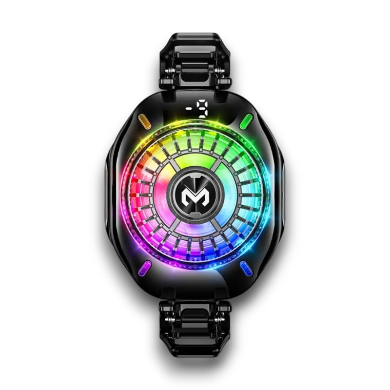 MEMO CX10 Phone Cooler | RGB Lights | Magnetic Clip |Gaming