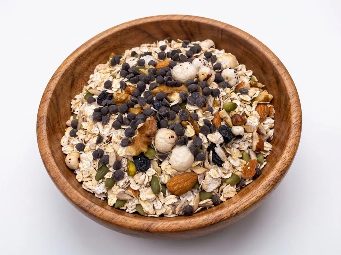Dry Fruit Oats with Chocolate Chips