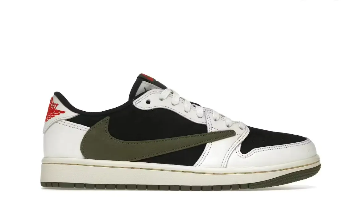 Jordan 1 Low X Travis Scott Olive ( Premium Quality)