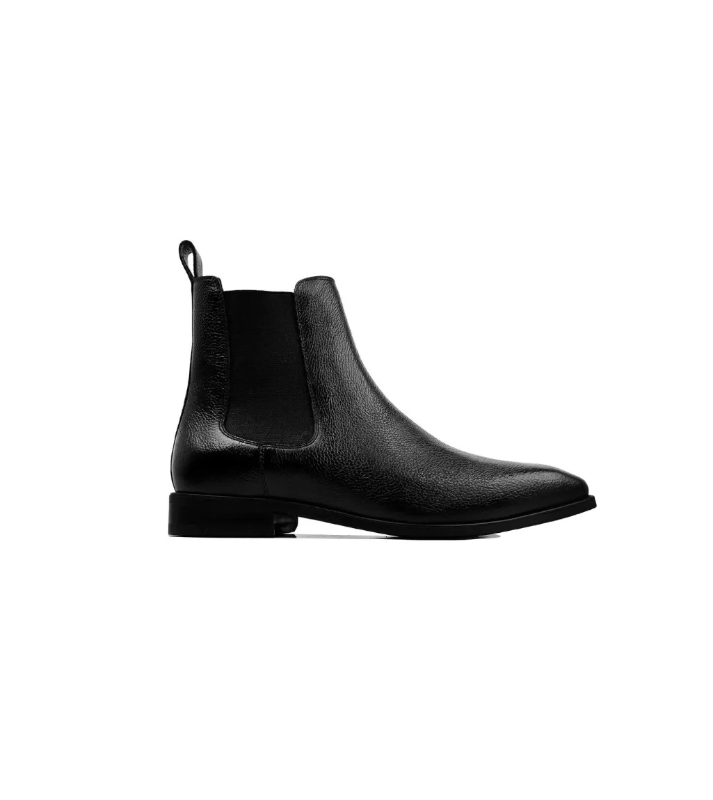Chelsea Boots ( Pebble Grain Leather )🔥 ( Standard Batch )