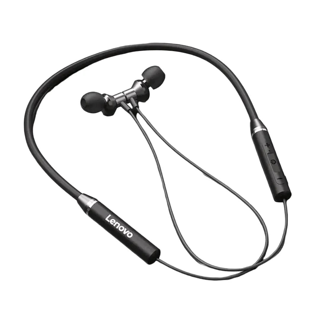 Perfect for busy Pakistani lifestyles, this Lenovo neckband delivers crisp, c