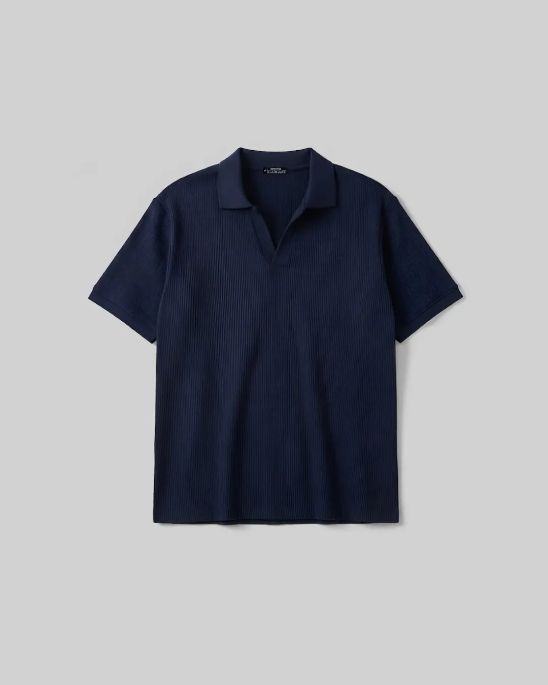 TEXTURED POLO | NAVY