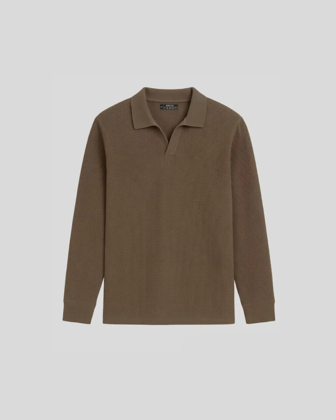 ESSENTIAL KNIT POLO | MONOCHROME