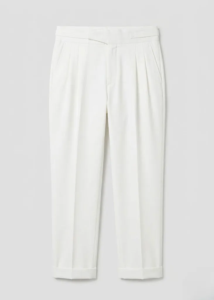 GURKHA PANT - WHITE