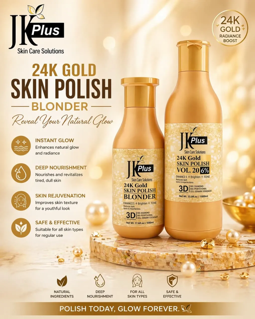 JK Gold Skin Polish