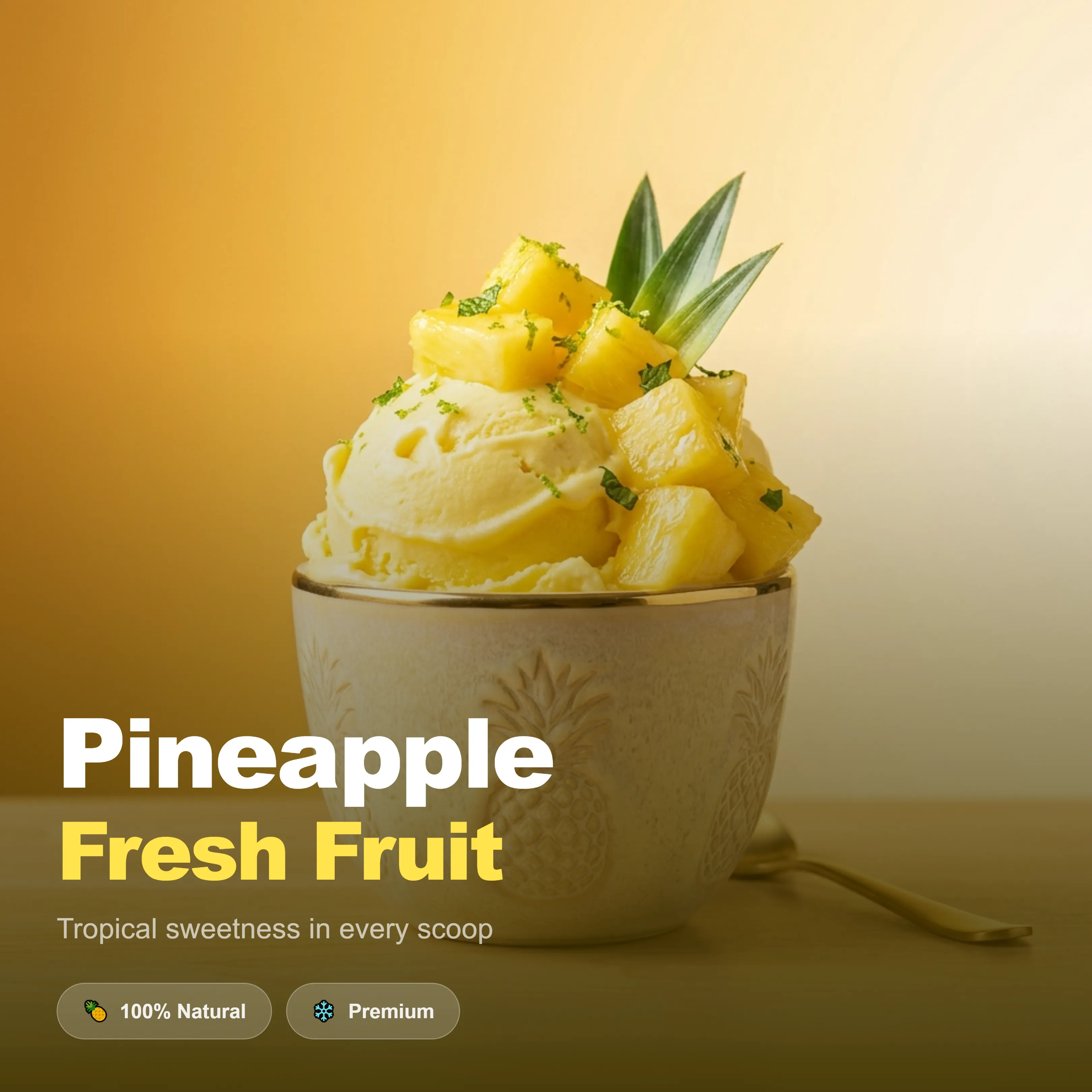 Juicy Pineapple Fresh Fruit