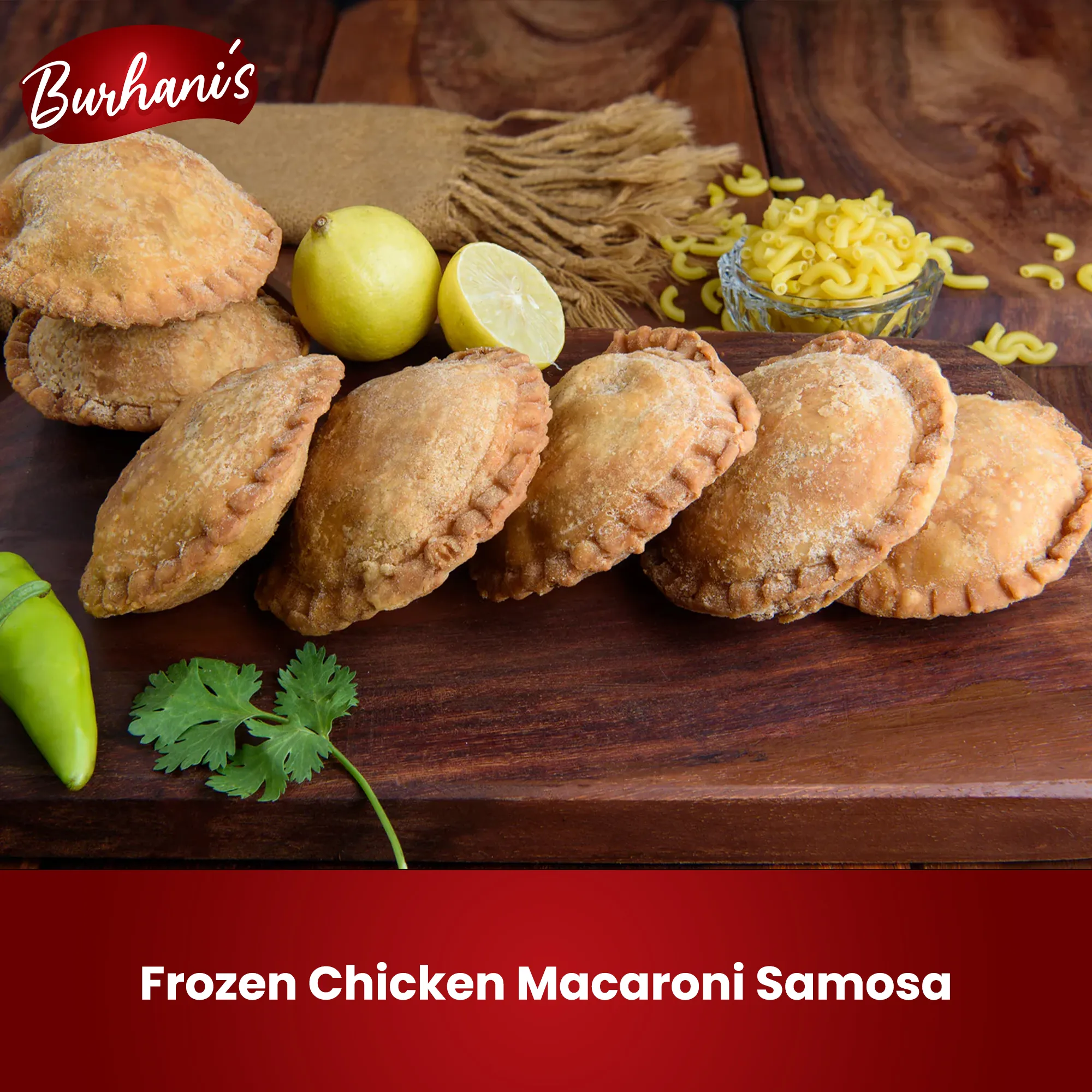 Frozen Chicken Macaroni Samosa