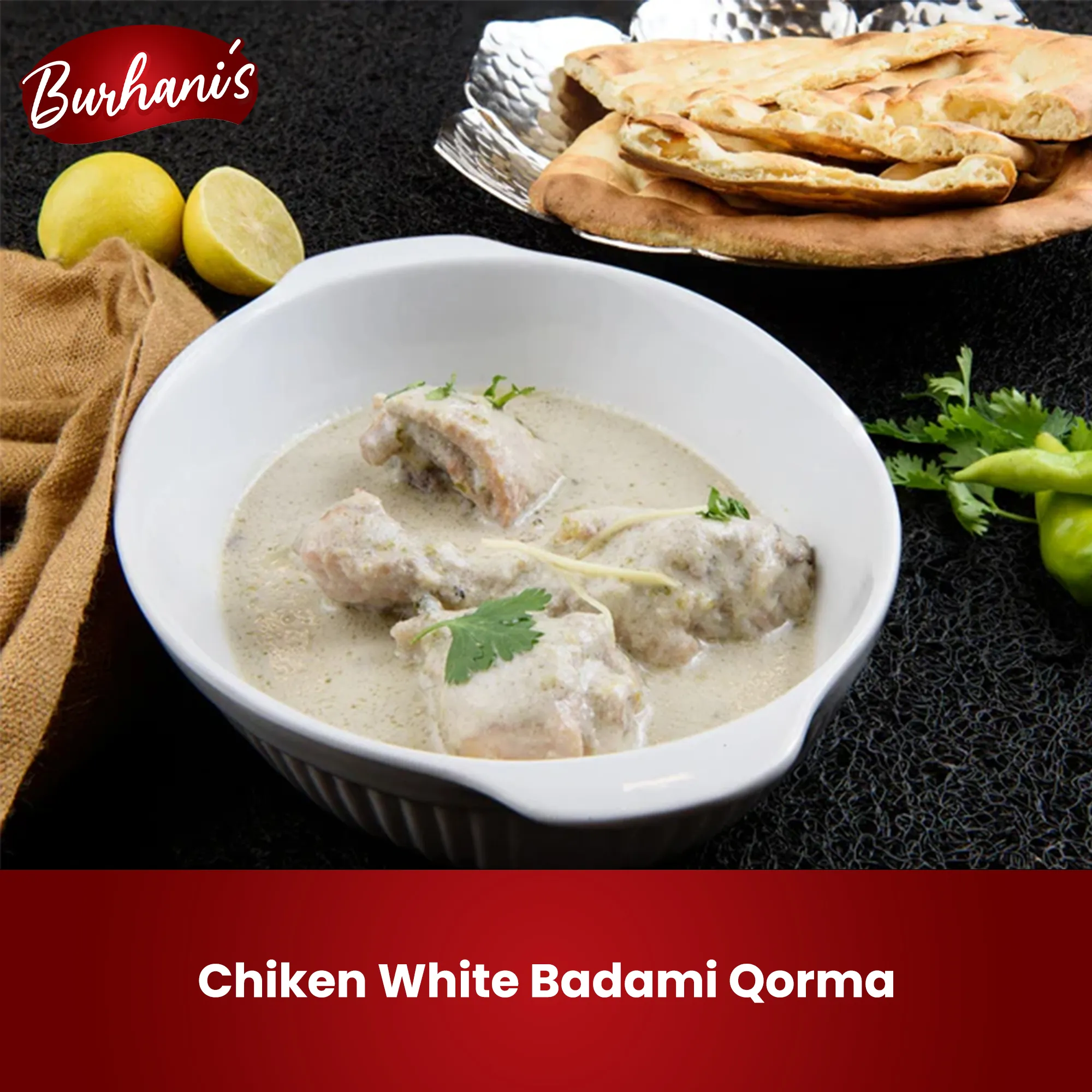 Chicken White Badami Qorma