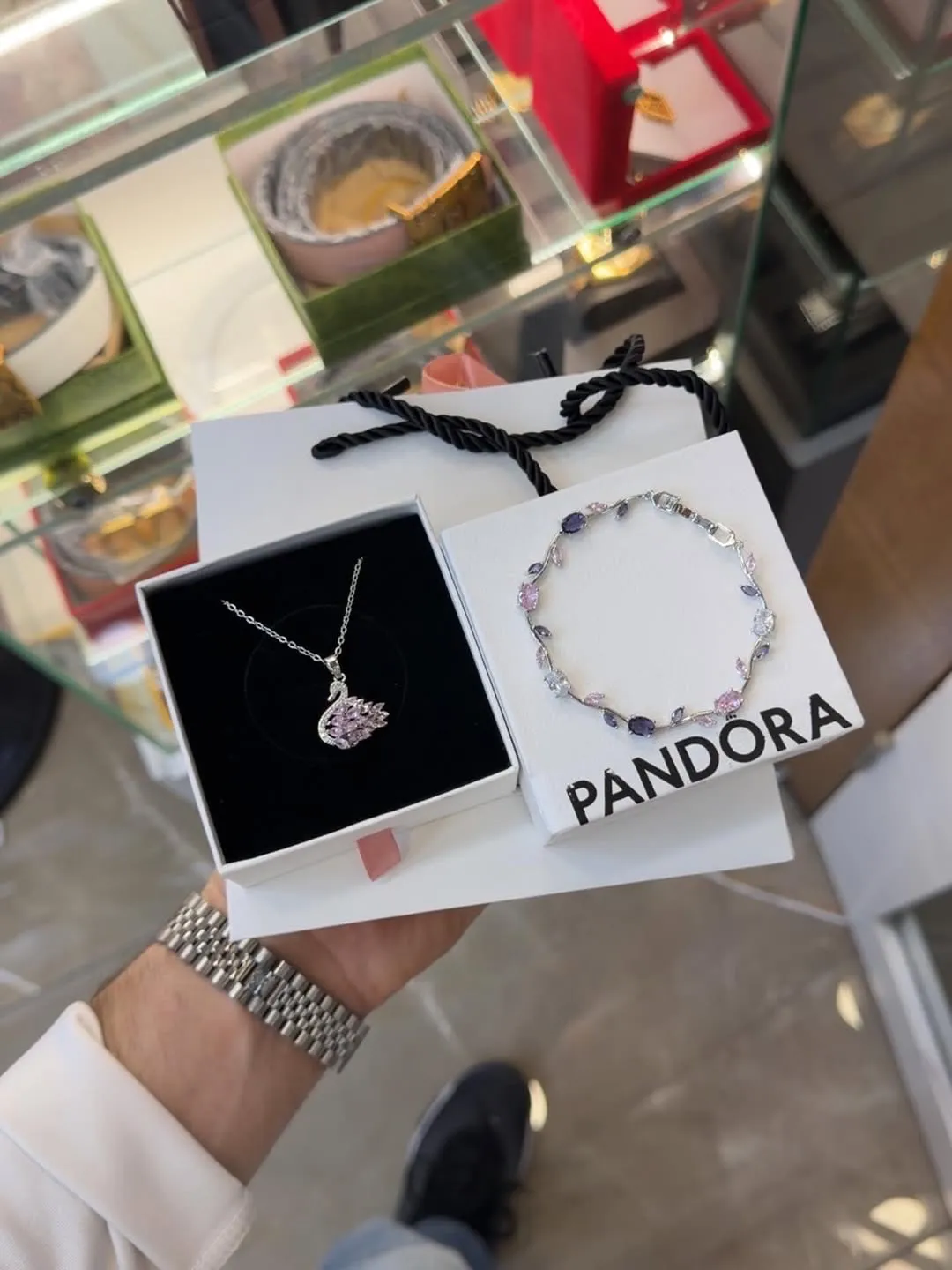 Tulip Bracelet and Swan 🦢 Loyalty Necklace – Elegant Minimal Jewelry