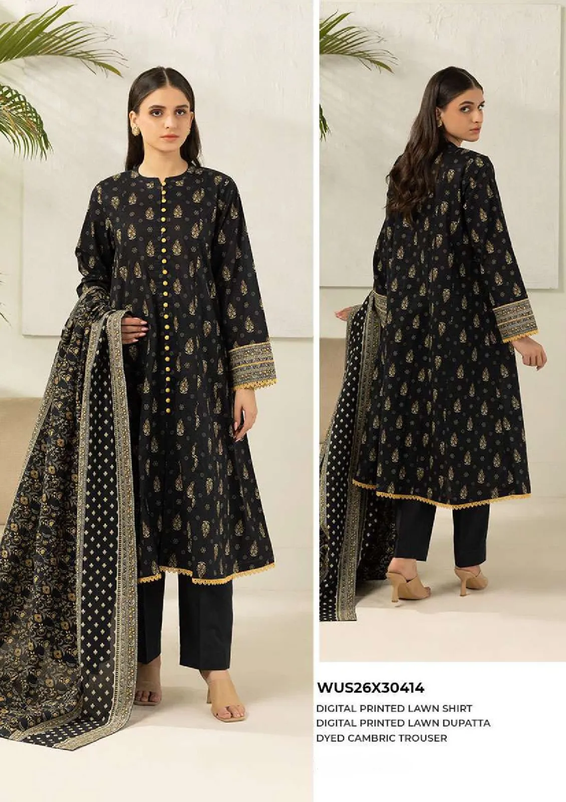 Zellbury Printed Outlet Stock Lawn 3PC Unstitched Collection