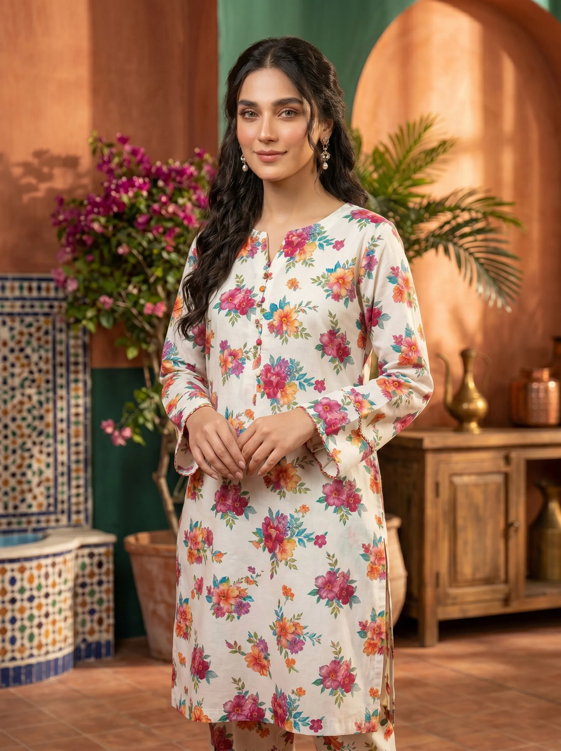 ZEEN Printed Lawn Suit Unstitched Collection