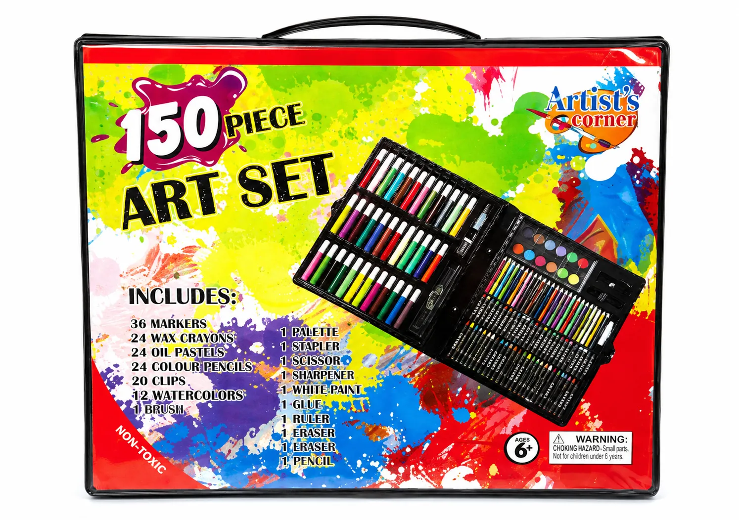 150 Pcs Deluxe Art Set – Professional Drawing & Painting Kit