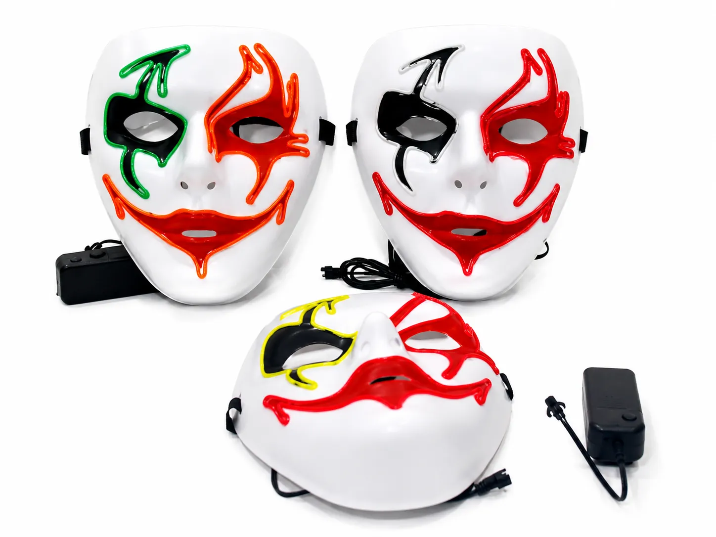 LED Joker Mask – Light Up Purge Halloween Mask
