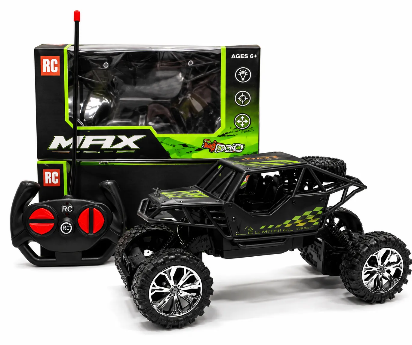 RC MAX 4WD Off-Road Rock Crawler Remote Control Monster