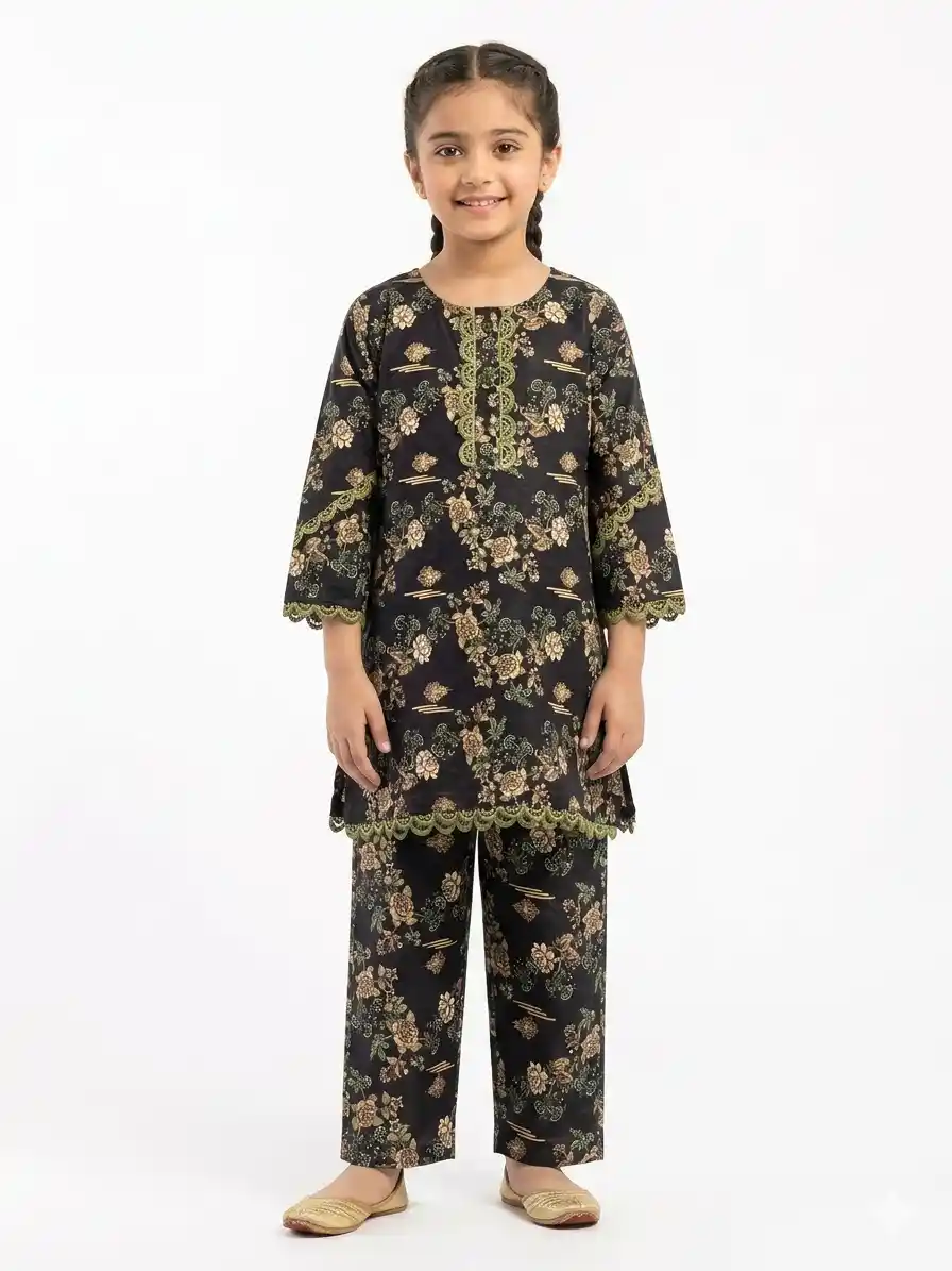 lawn printed kurta trouser