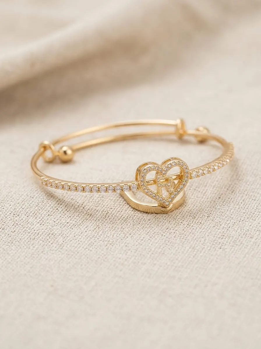 Heart Shape Bangle