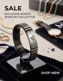Adidas Black Bracelet For Men