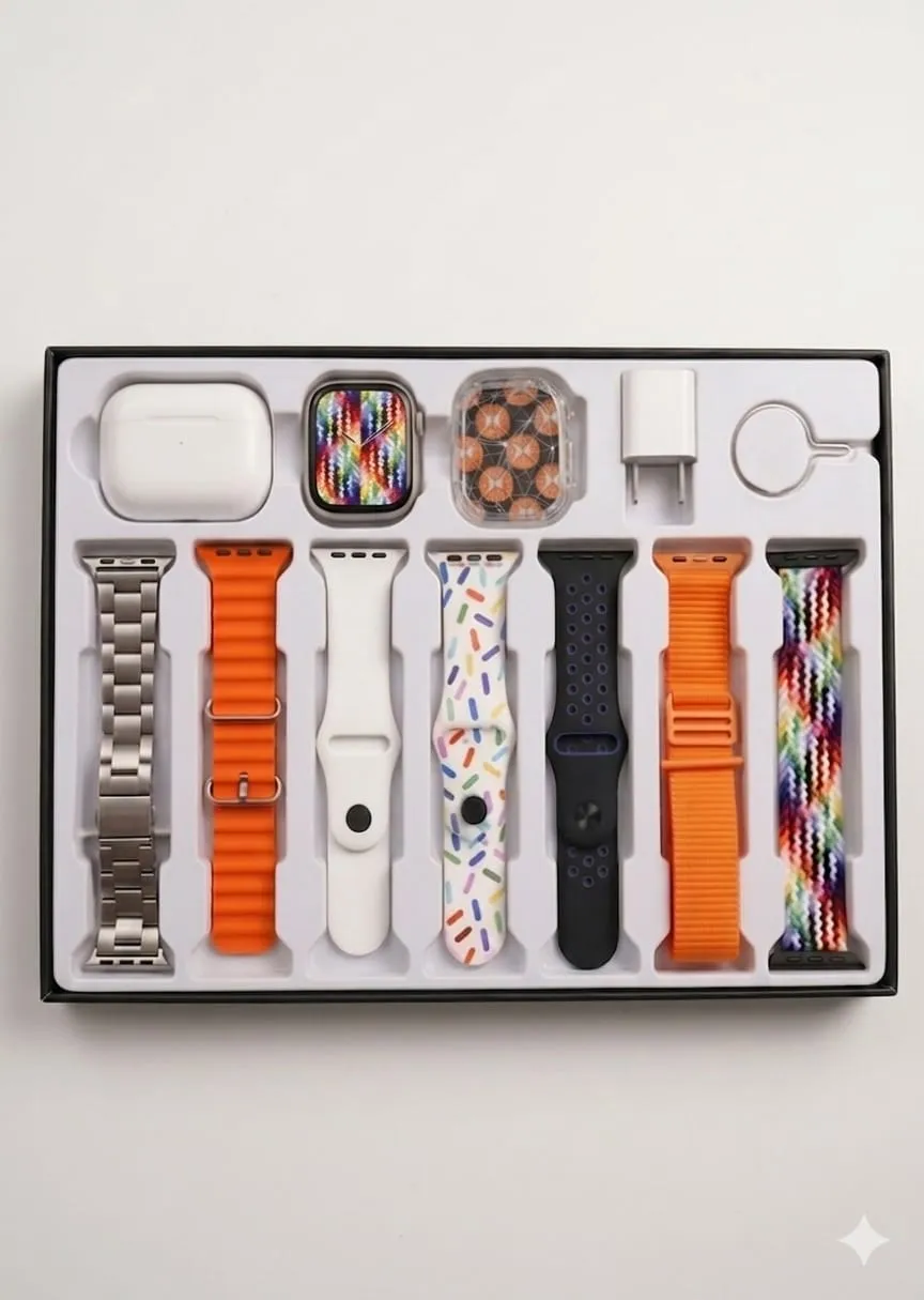 i20 Ultra Watch With Free Earbuds