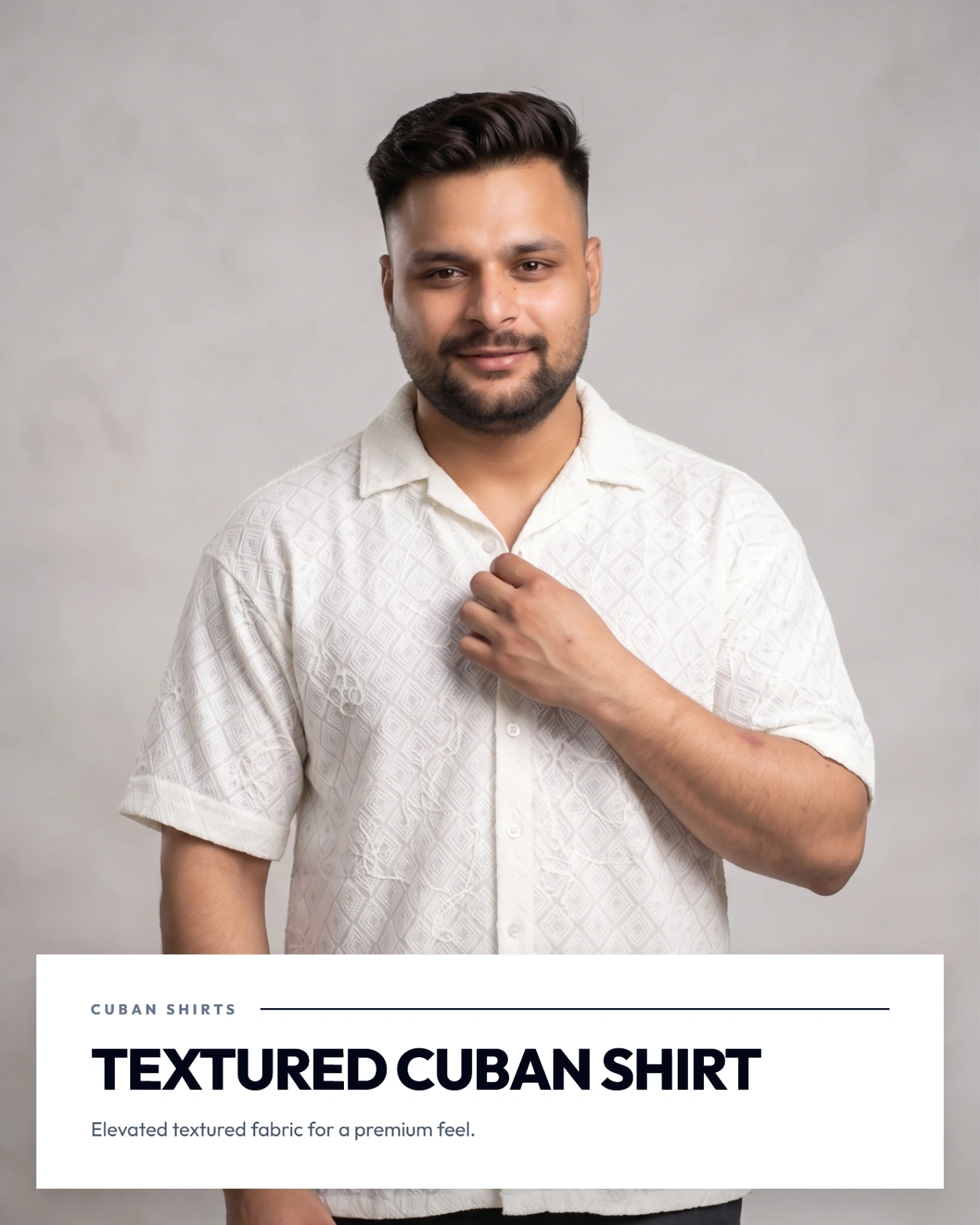 CUBAN COLLAR SHIRT