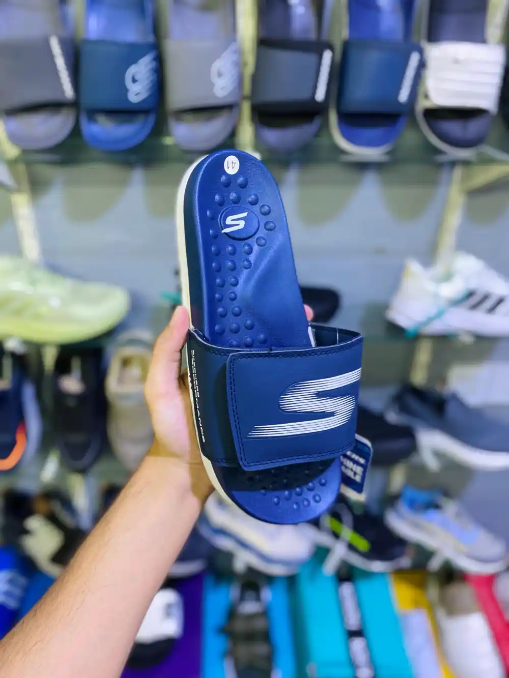 Skechers Slides - Blue
