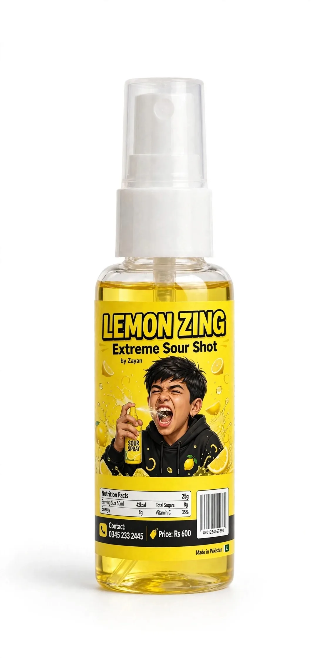 Zing lemon spray