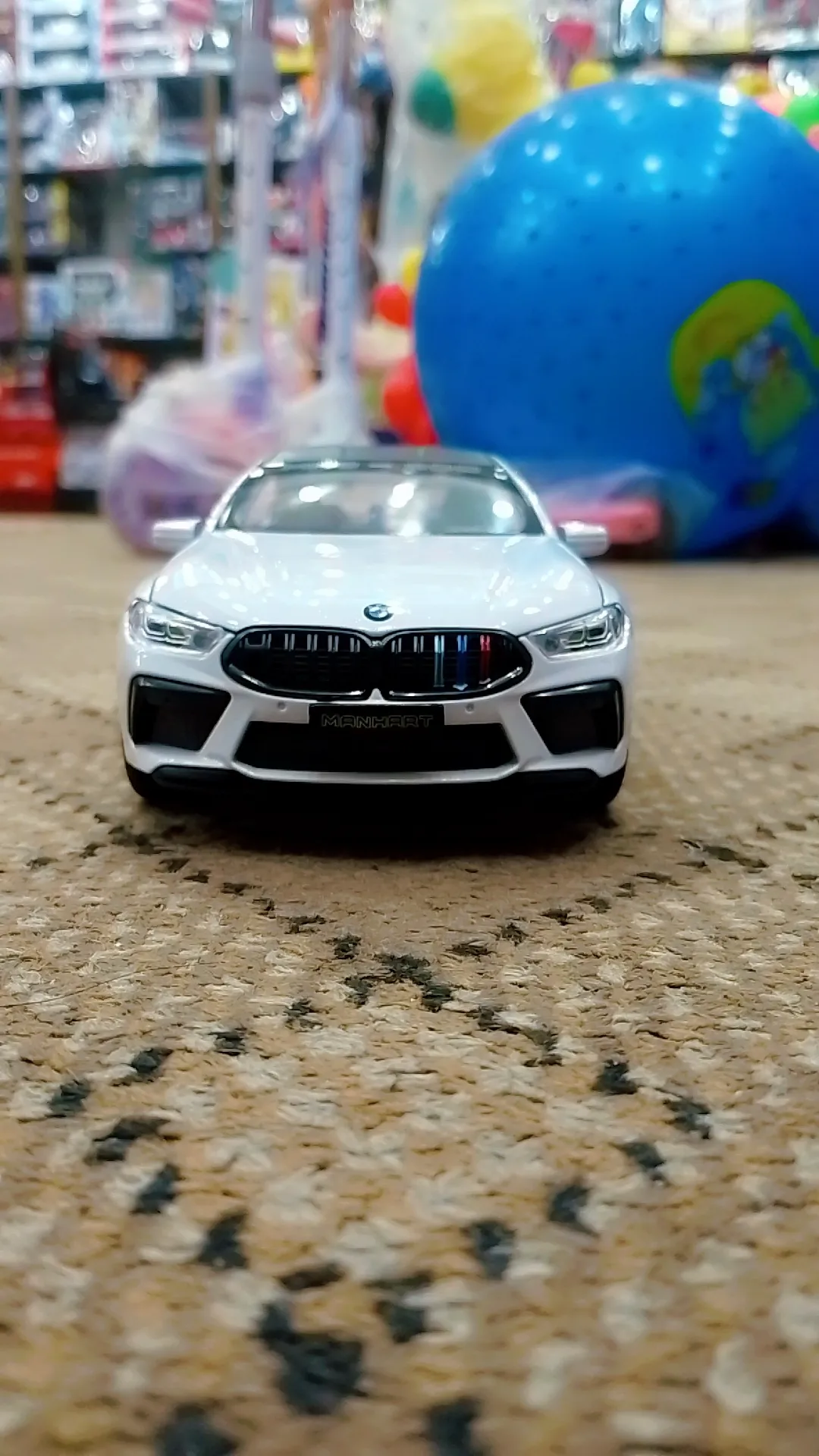 Bmw M8 competition Die cast Metal Model with light music