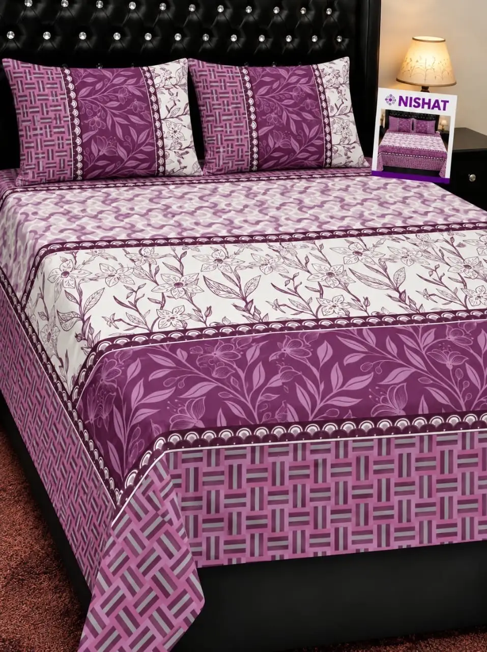 100% pure cotton bedsheet 😍