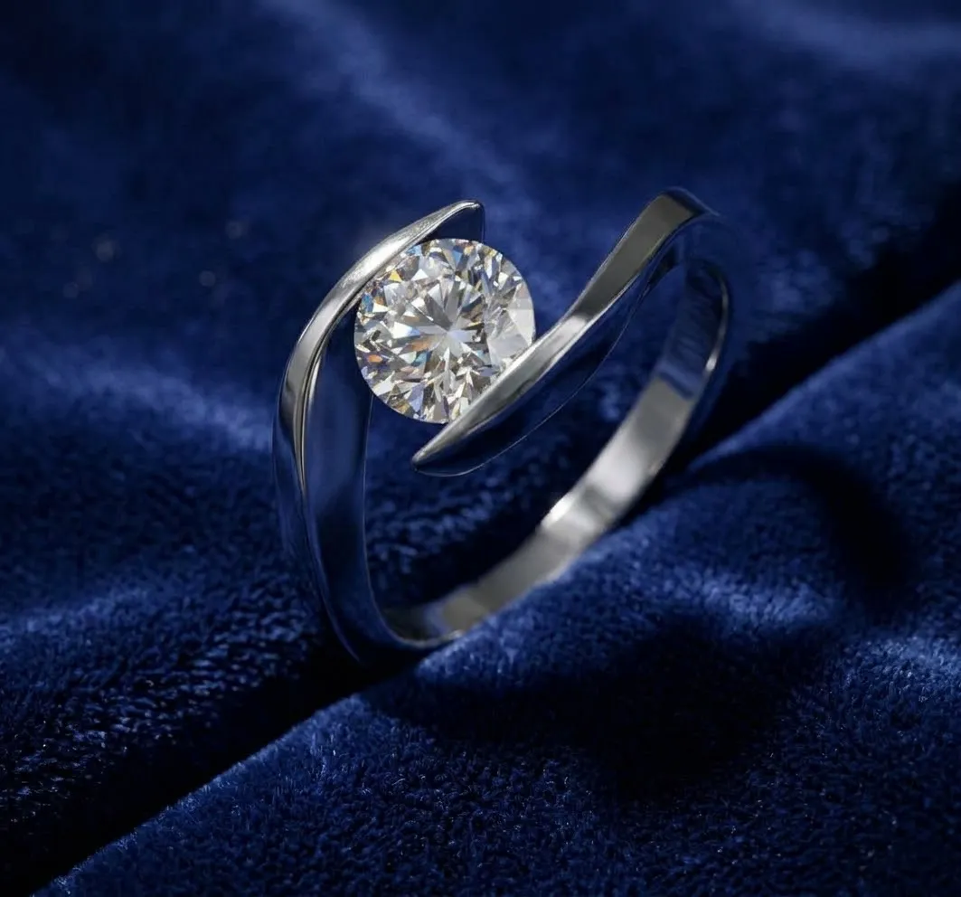mossonight sparkle shine 925 silver ring